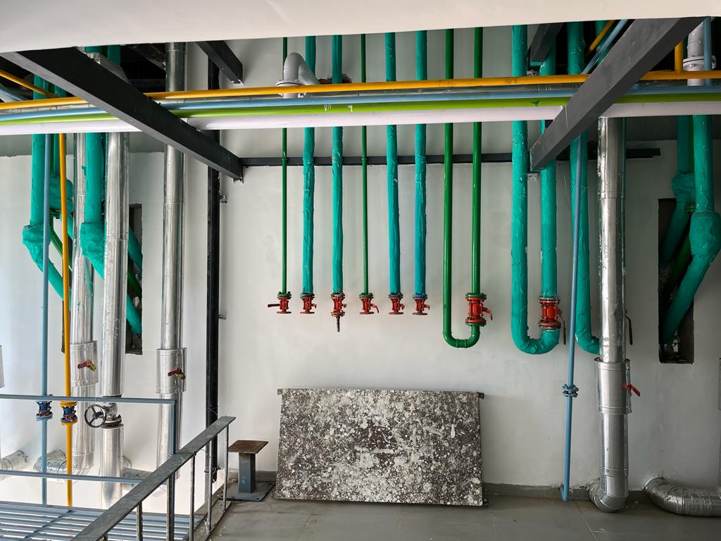 Pipeline Work of Pharma Plant